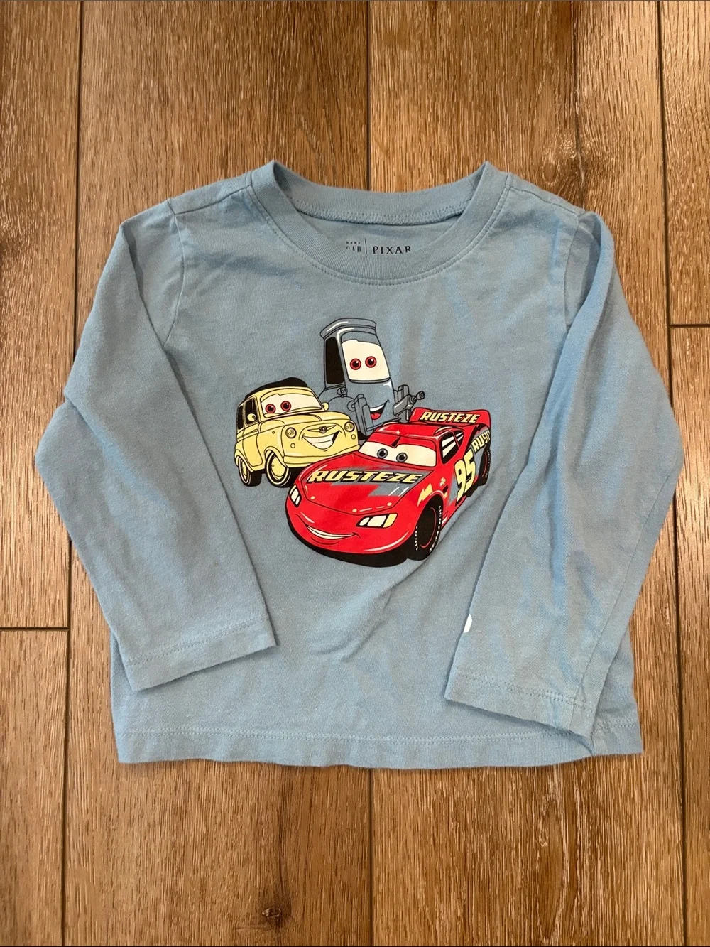 Gap x Pixar Cars long sleeve tee size 3T